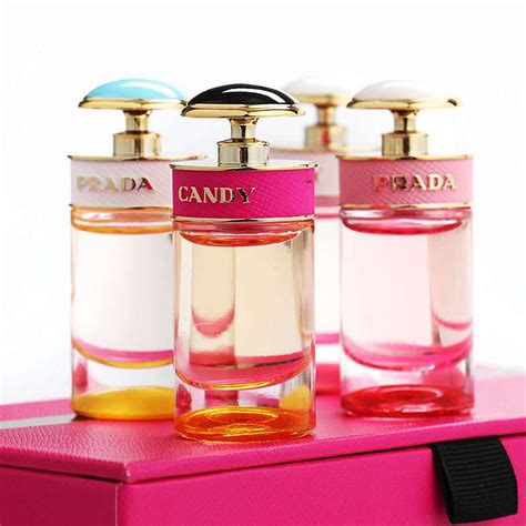 prada candy perfume gift set macy& 39|Prada Candy miniature set.